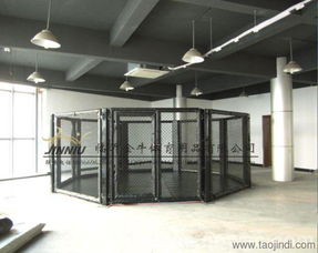 金牛專(zhuān)業(yè)mma比賽用拳擊擂臺(tái)八角格斗籠廠(chǎng)家批發(fā)