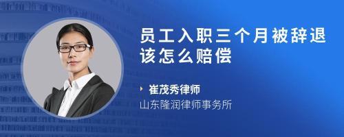 工廠工作三個(gè)月被解雇，如何依法爭取賠償？